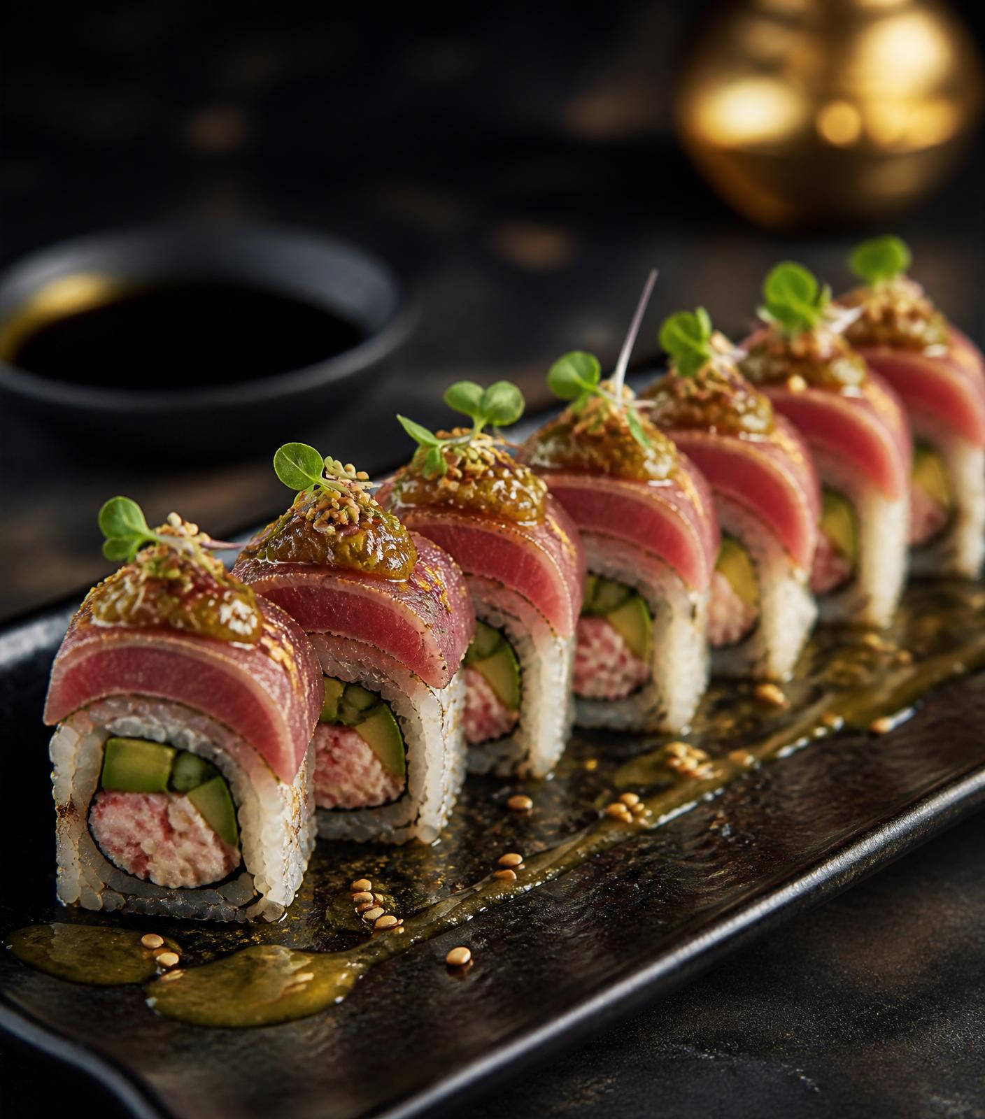 Signature roll close-up